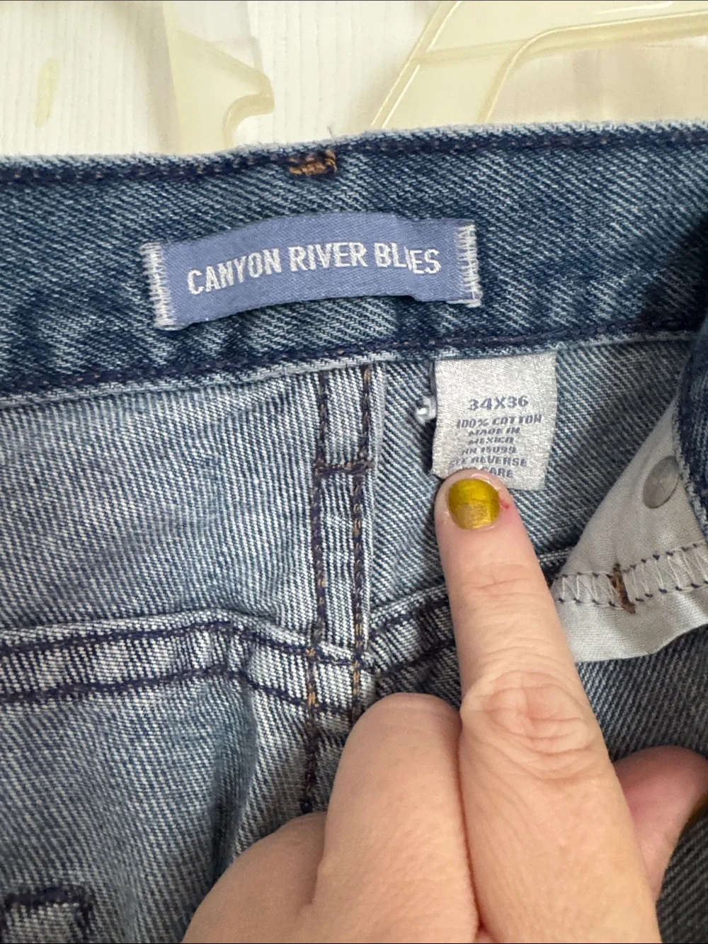 Canyon River Blues Men's Blue Straight-Leg Jeans (inv#3)
